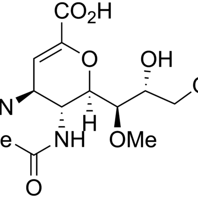 (4S,5R,6R)-5-Acetamido-4-amino-6-((1R,2R)-2,3-dihydroxy-1-methoxypropyl)-5,6-dihydro-4H-pyran-2-carboxylic Acid