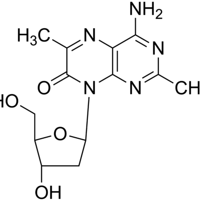 4-Amino-2,6-dimethyl-8-(2’-deoxy-β-D-ribofuranosyl)-7(8H)-pteridone